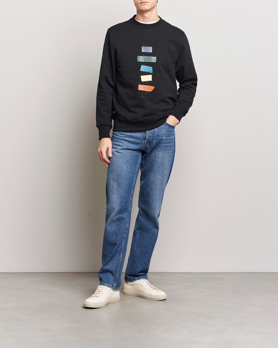 Herre | Trøjer | PS Paul Smith | Rabbits Crew Neck Sweatshirt Black