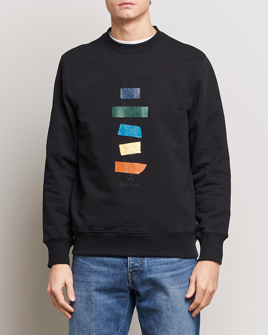 Herre | Best of British | PS Paul Smith | Rabbits Crew Neck Sweatshirt Black