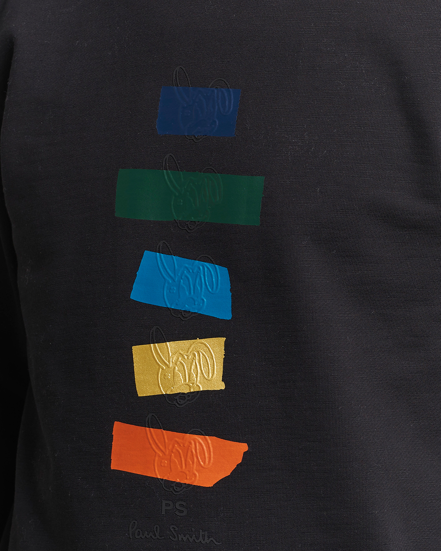 Herre | Trøjer | PS Paul Smith | Rabbits Crew Neck Sweatshirt Black