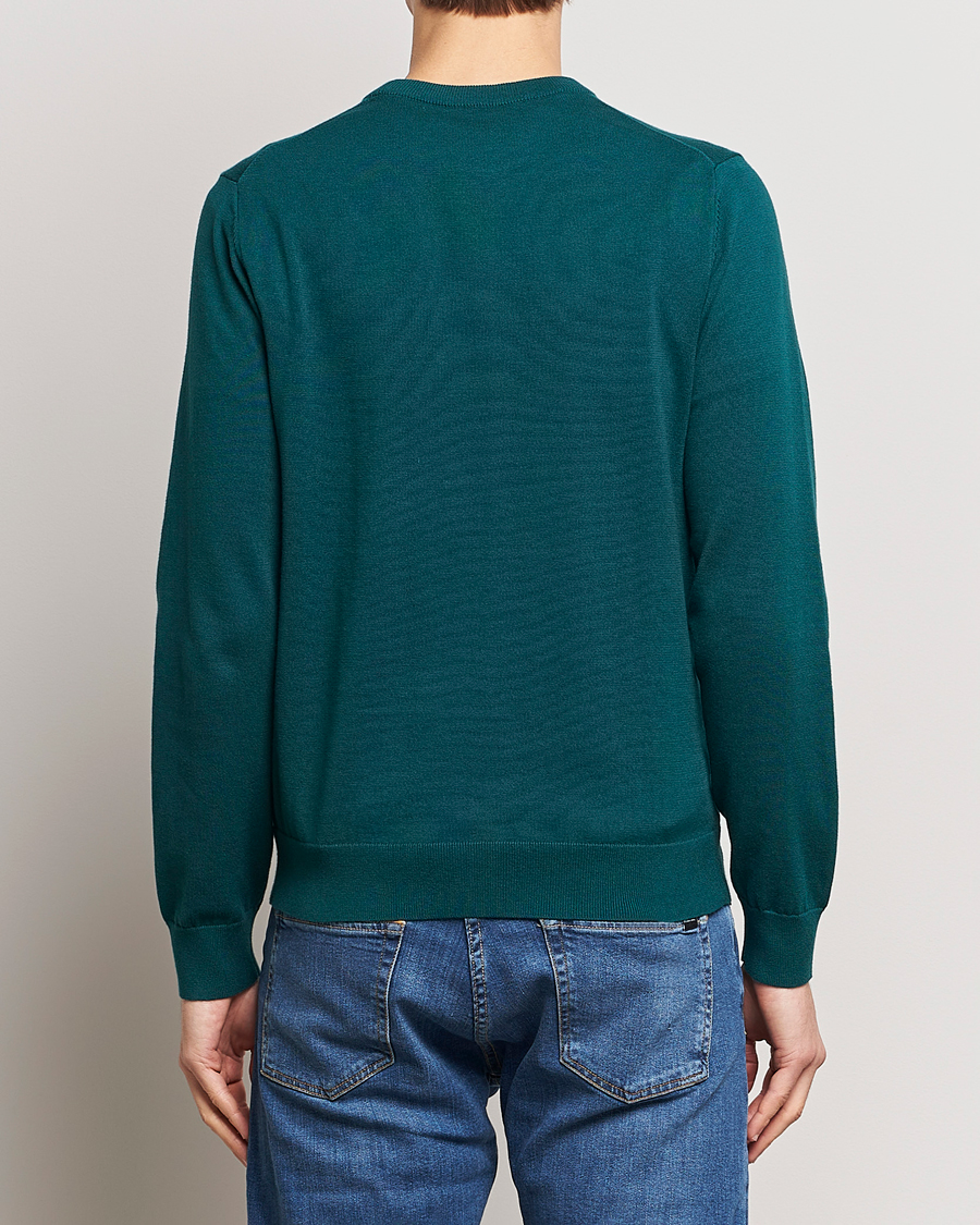 Herre | Trøjer | PS Paul Smith | Zebra Cotton Knitted Sweater Dark Green
