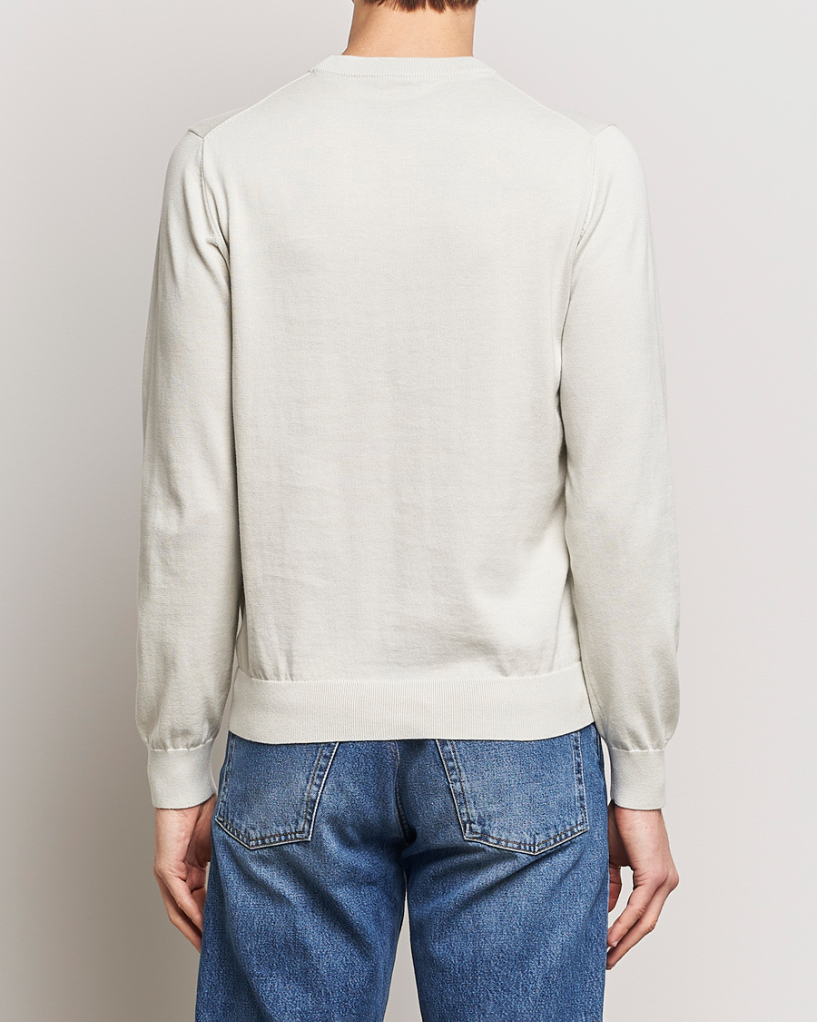 Herre | Trøjer | PS Paul Smith | Zebra Cotton Knitted Sweater Washed Grey