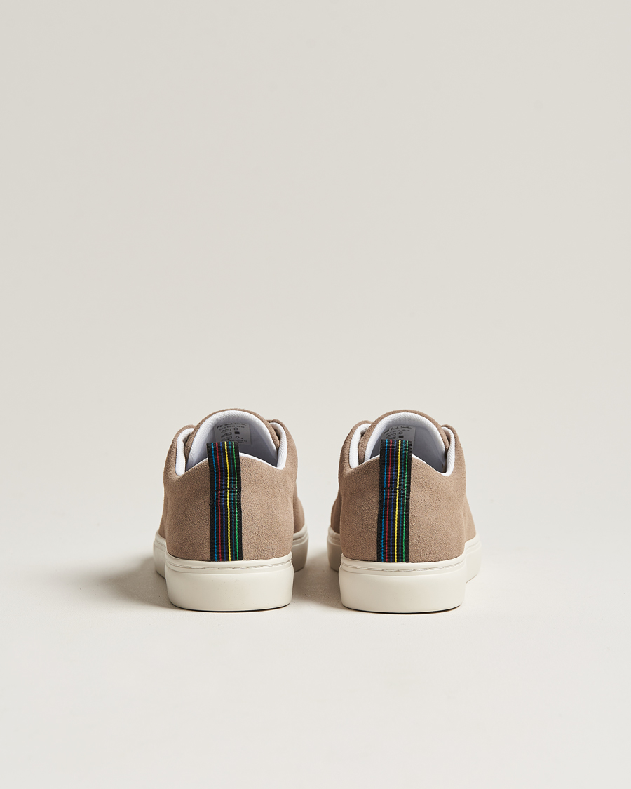 Herre | PS Paul Smith Lee Cap Toe Suede Sneaker Taupe | PS Paul Smith | Lee Cap Toe Suede Sneaker Taupe