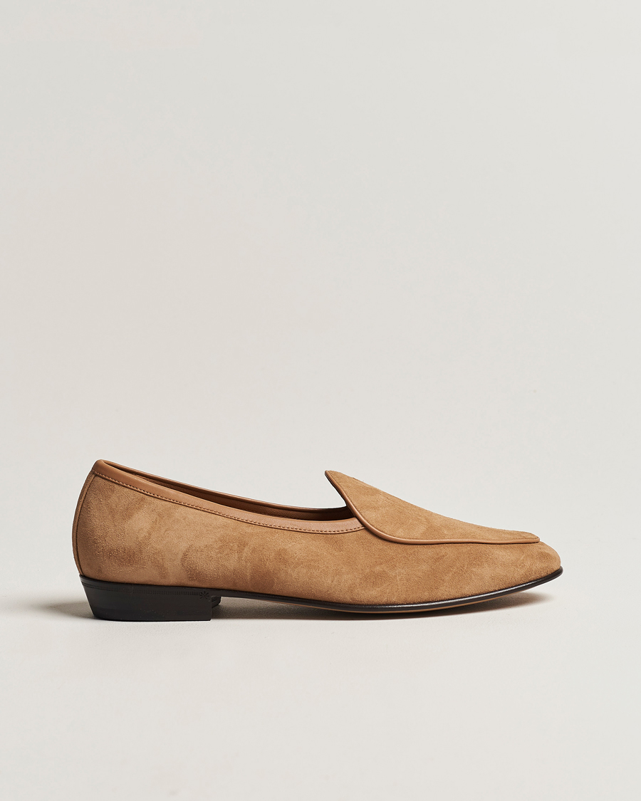 Herre | Baudoin & Lange Sagan Classic Loafers Sahara Suede | Baudoin & Lange | Sagan Classic Loafers Sahara Suede