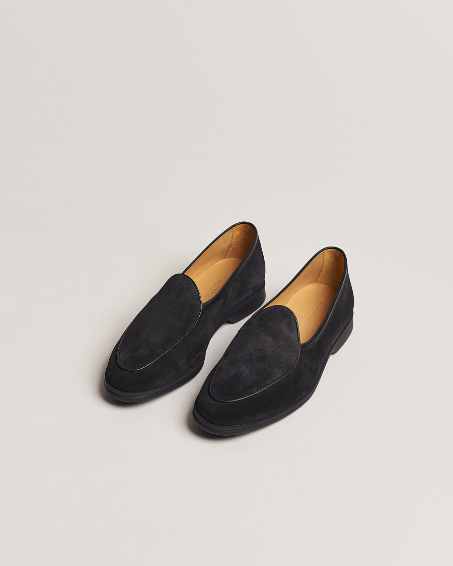 Herre | Loafers | Baudoin & Lange | Stride Loafers Black Suede