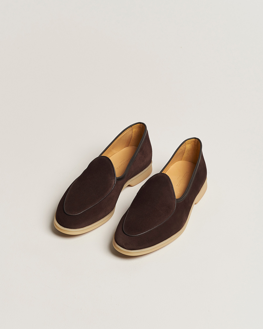 Herre | Nye varemærker | Baudoin & Lange | Stride Loafers Dark Brown Suede