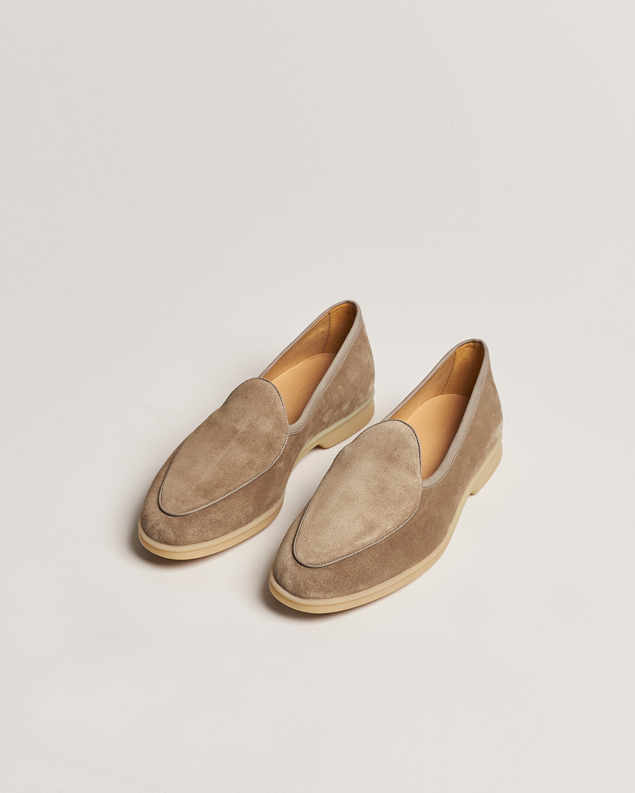 Herre | Nye varemærker | Baudoin & Lange | Stride Loafers Taupe Suede