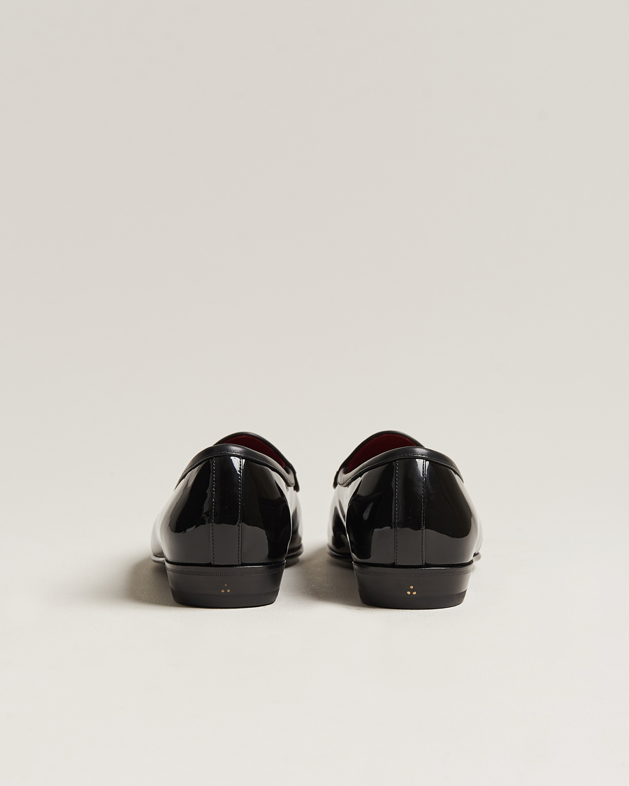 Herre | Baudoin & Lange Sagan Patent Loafers Black Calf | Baudoin & Lange | Sagan Patent Loafers Black Calf