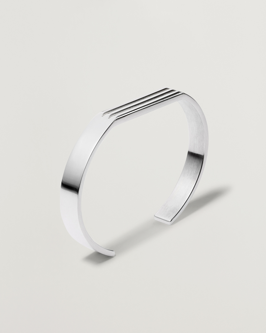 Herre | LE GRAMME Godron Bracelet Sterling Silver 21g | LE GRAMME | Godron Bracelet Sterling Silver 21g
