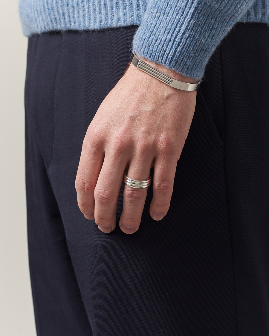 Herre | LE GRAMME Godron Ring Sterling Silver 9g | LE GRAMME | Godron Ring Sterling Silver 9g