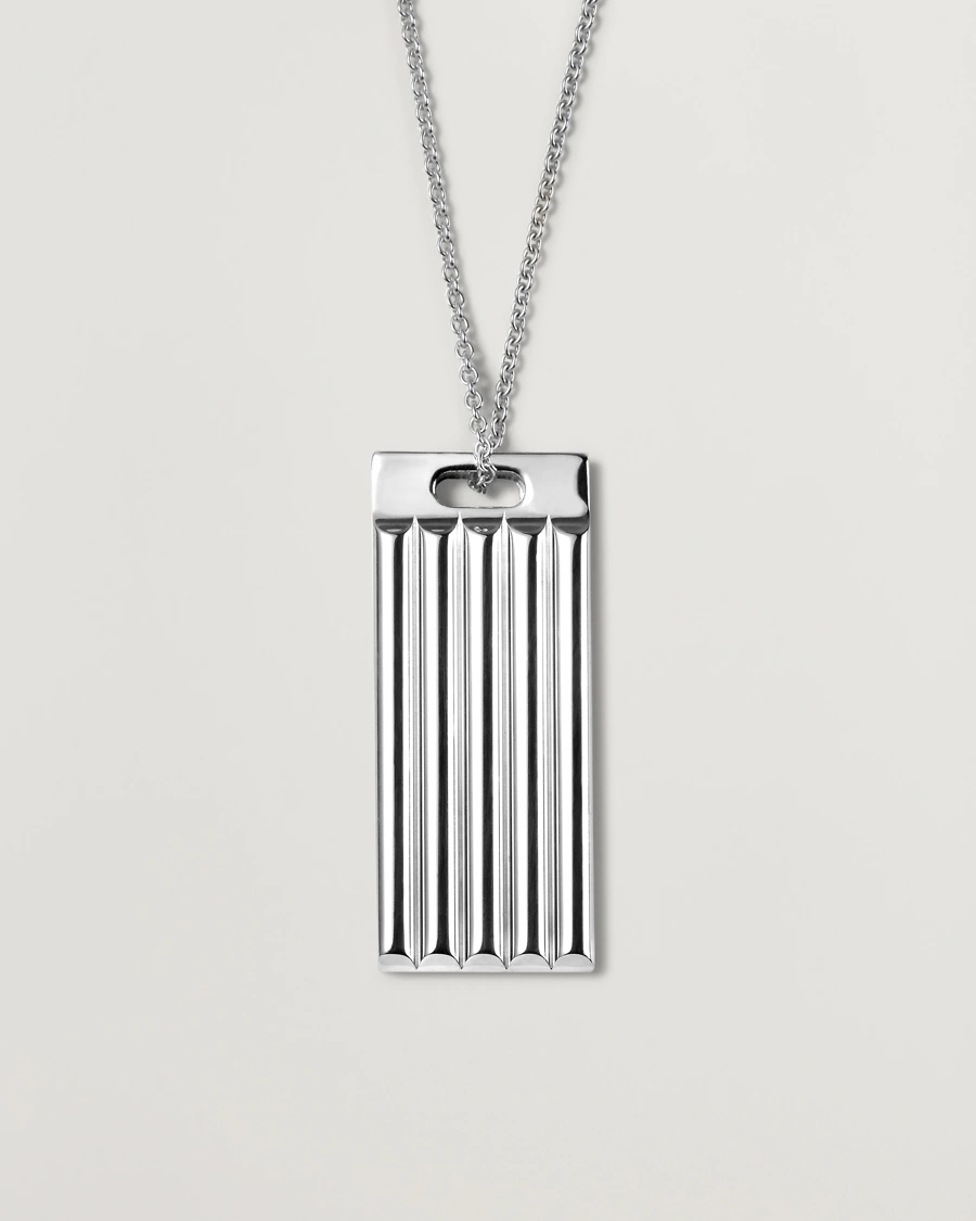 Herre |  | LE GRAMME | Godron Necklace Sterling Silver 8g