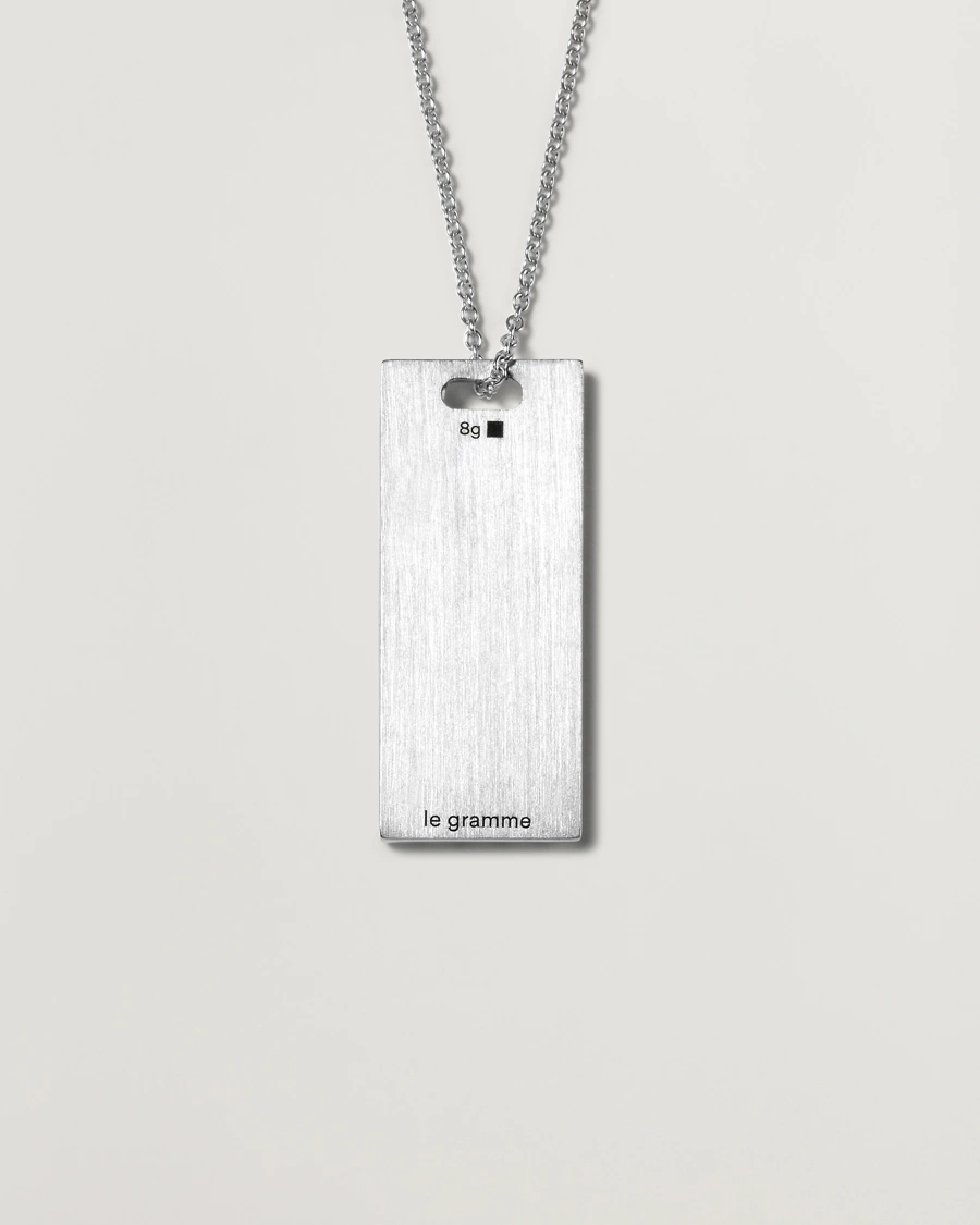 Herre | Halskæder | LE GRAMME | Godron Necklace Sterling Silver 8g