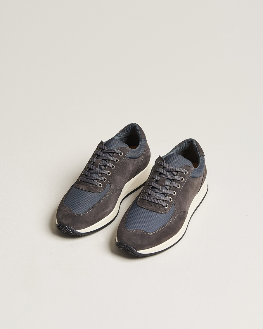 Herre | Running sneakers | Myrqvist | Stensund Running Sneaker Dark Grey Suede
