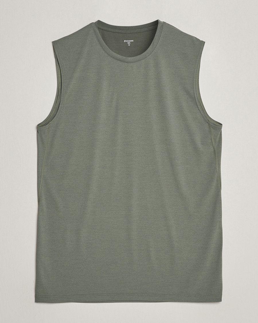 Herre | T-Shirts | Houdini | Pace Air Tank Geyser Grey