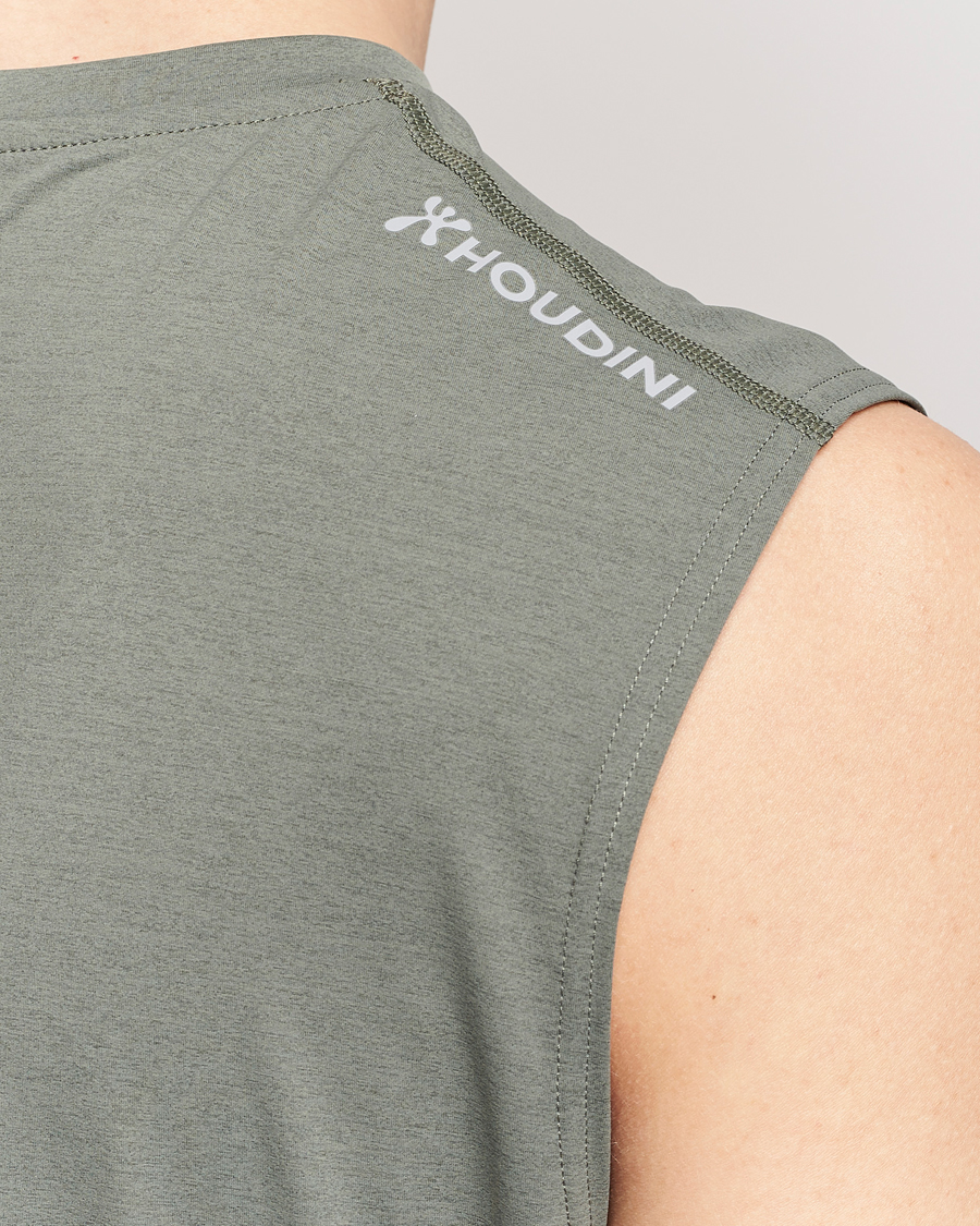 Herre | T-Shirts | Houdini | Pace Air Tank Geyser Grey