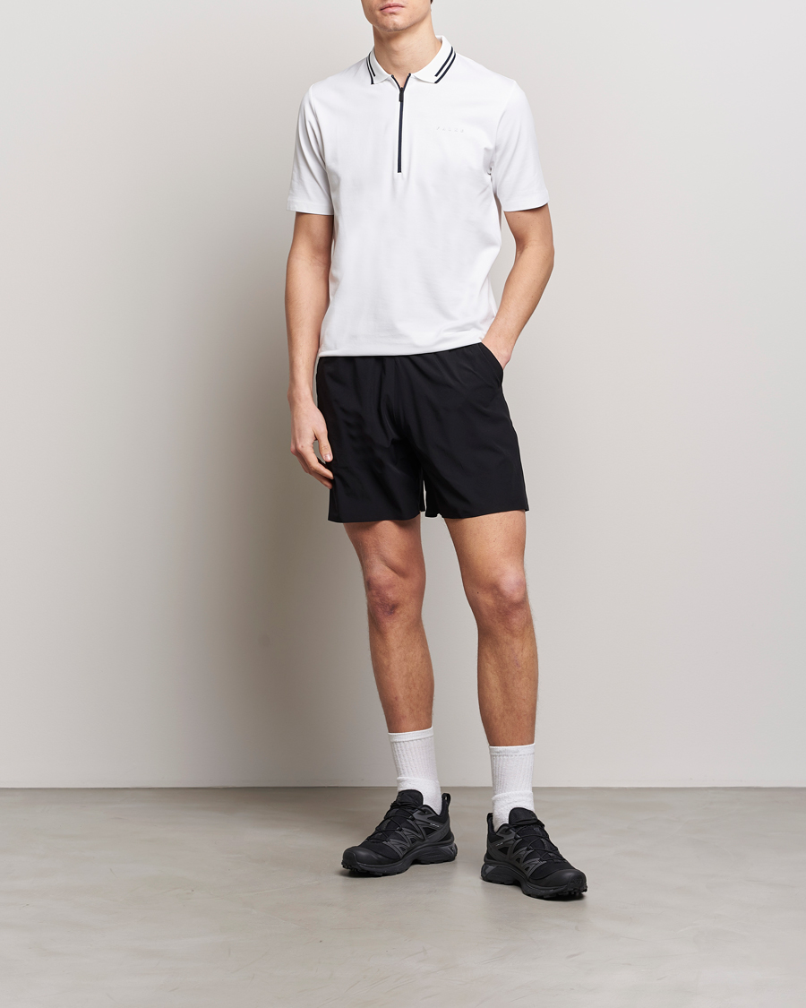 Herre | Polotrøjer | Falke Sport | Falke Zip Polo Shirt White
