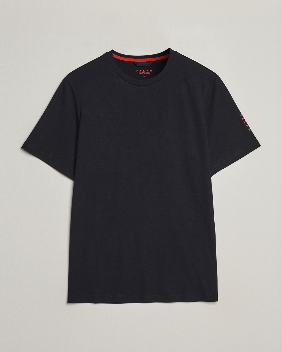 Herre | T-Shirts | Falke | Core Running T-Shirt Black