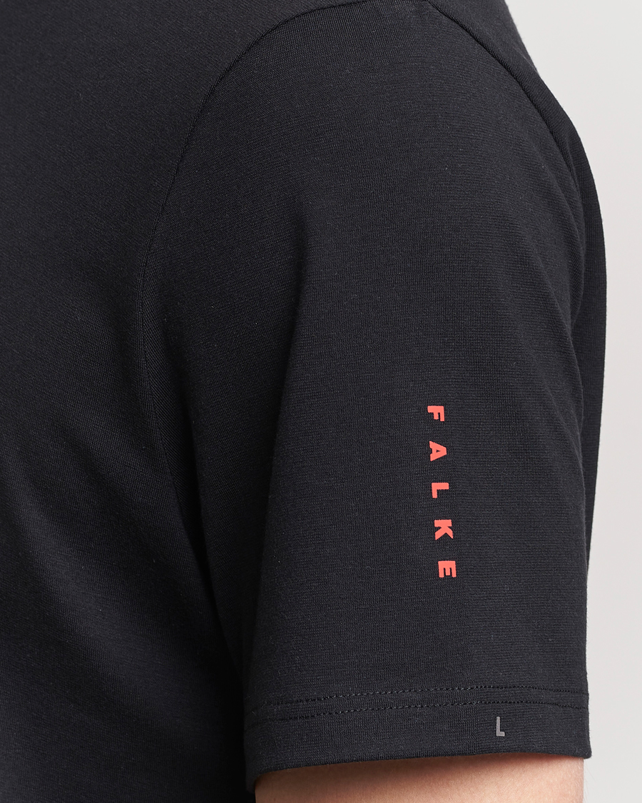 Herre | T-Shirts | Falke | Core Running T-Shirt Black