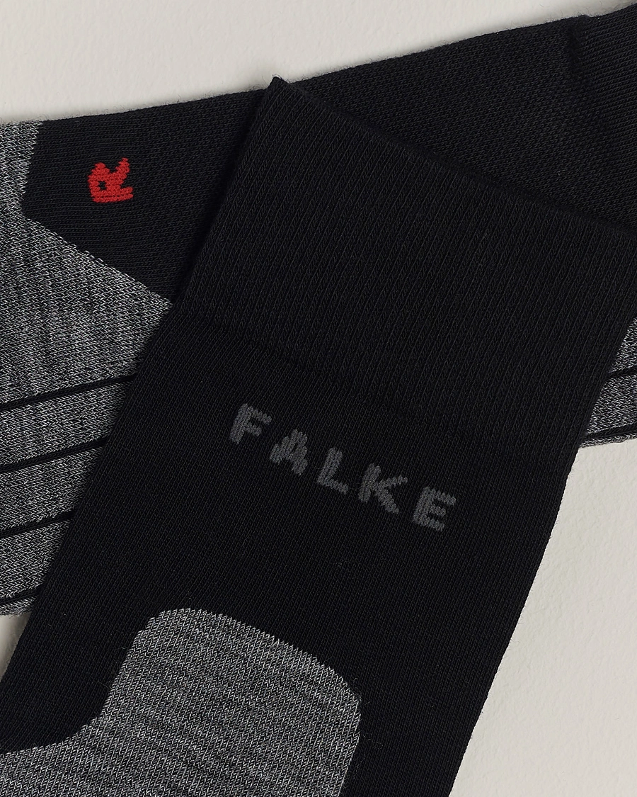 Herre | Almindelige sokker | Falke Sport | Falke RU4 Endurance Running Socks Black Mix