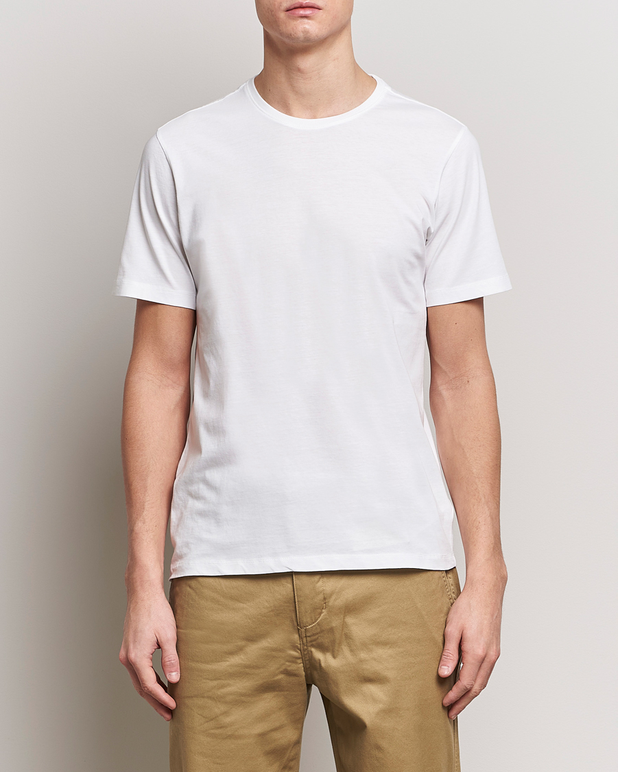 Herre | Tøj | KnowledgeCotton Apparel | Agnar Basic T-Shirt Bright White