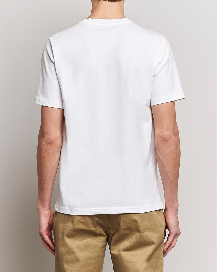 Herre | T-Shirts | KnowledgeCotton Apparel | Loke Badge T-Shirt Bright White