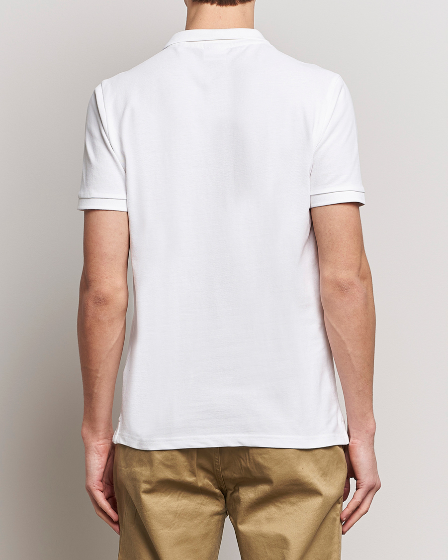Herre | Polotrøjer | KnowledgeCotton Apparel | Toke Badge Polo Bright White