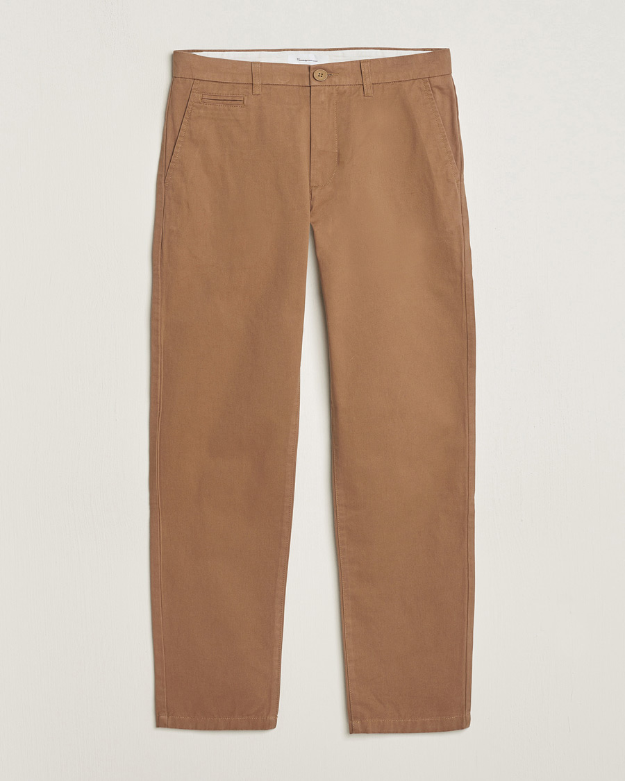 Herre | Chinos | KnowledgeCotton Apparel | Chuck Regular Cotton Twill Chino Tuffet