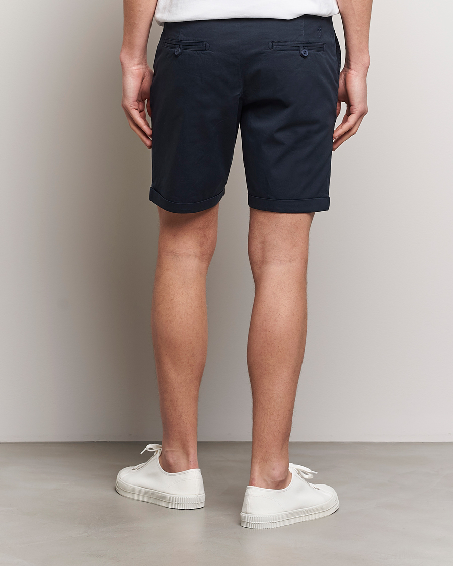 Herre | Shorts | KnowledgeCotton Apparel | Regular Chino Poplin Shorts Total Eclipse