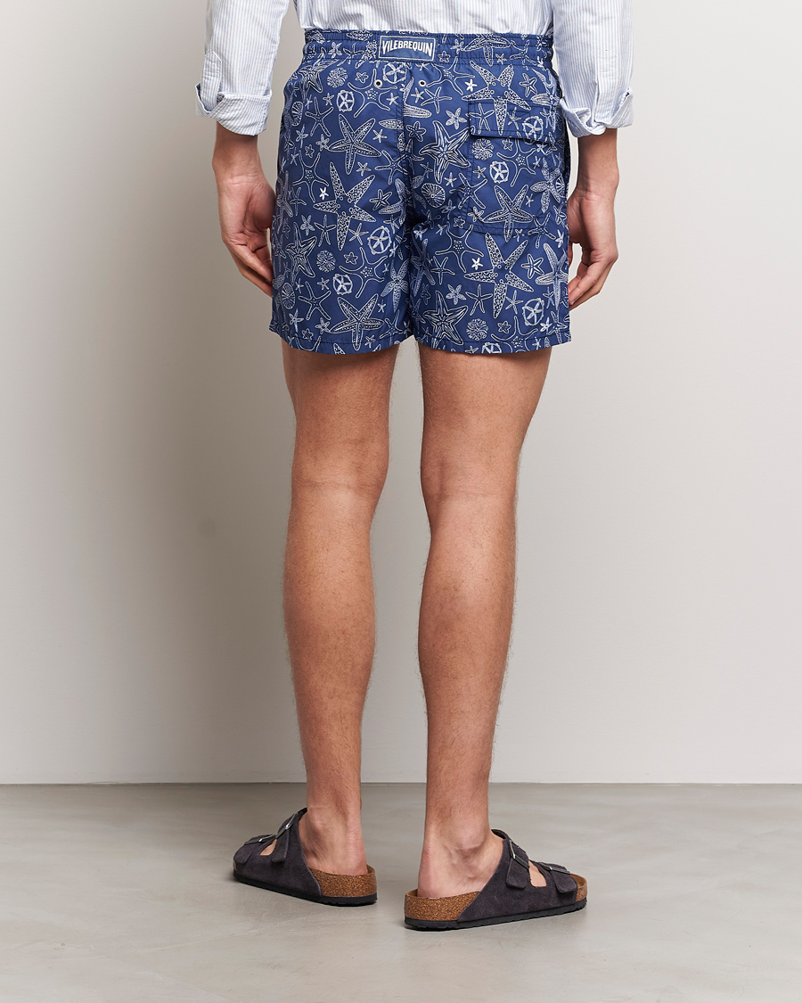 Herre | Badebukser | Vilebrequin | Moorea Starlettes Swim Shorts Encre