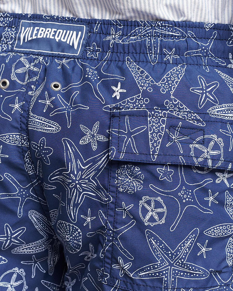 Herre | Badebukser | Vilebrequin | Moorea Starlettes Swim Shorts Encre