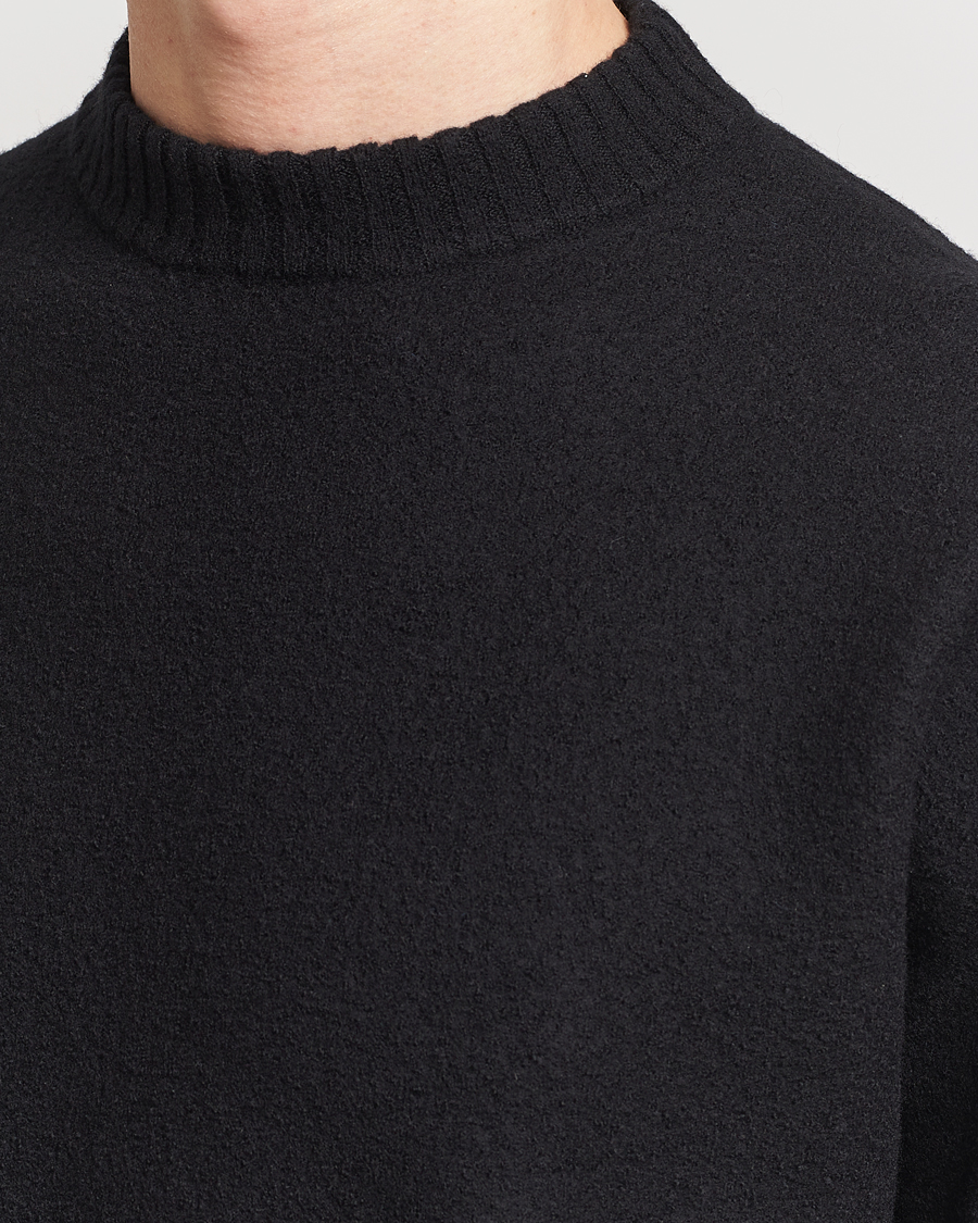 Herre | Trøjer | Jil Sander | Lightweight Merino Wool Sweater Black