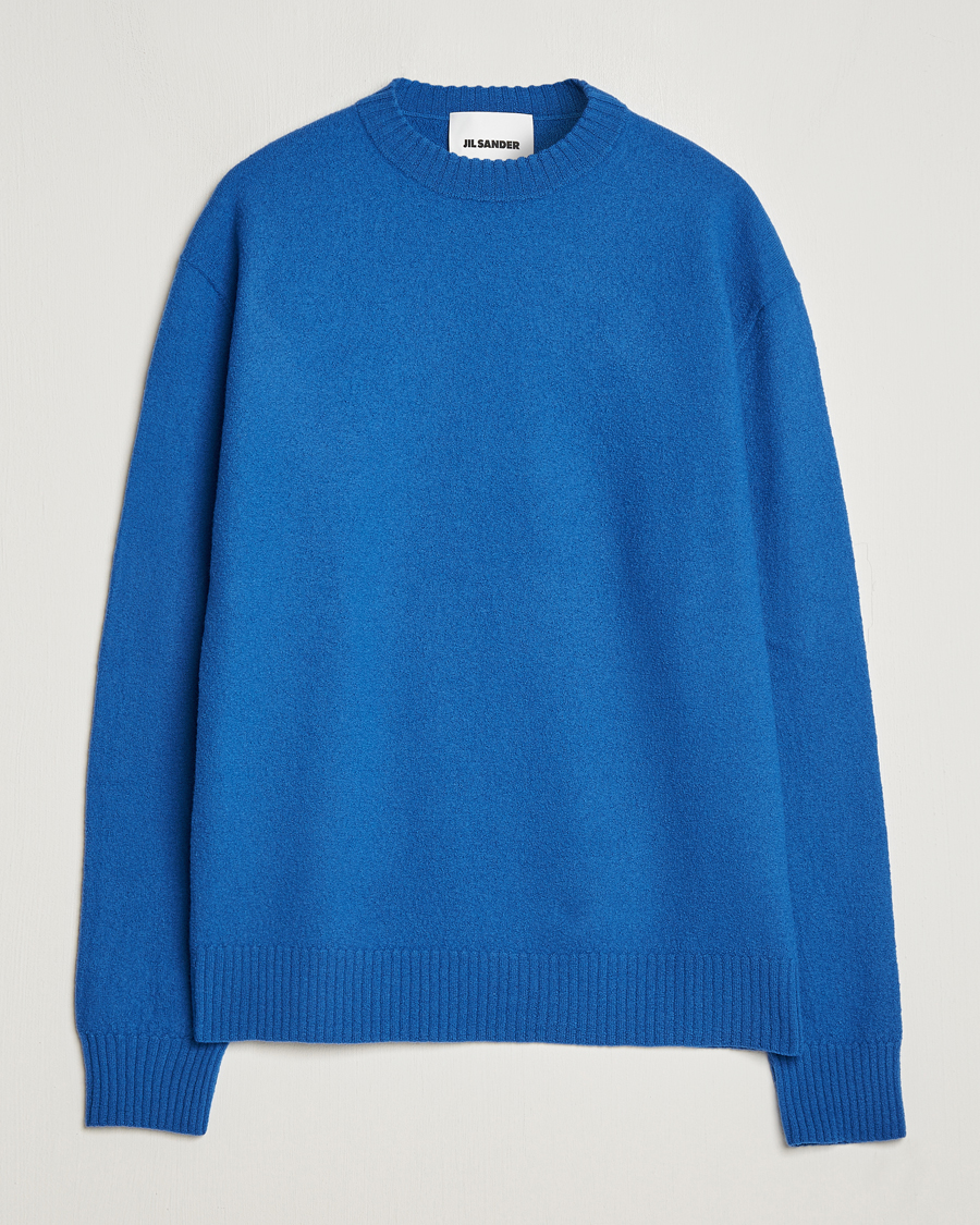 Herre | Trøjer | Jil Sander | Lightweight Merino Wool Sweater Space Blue
