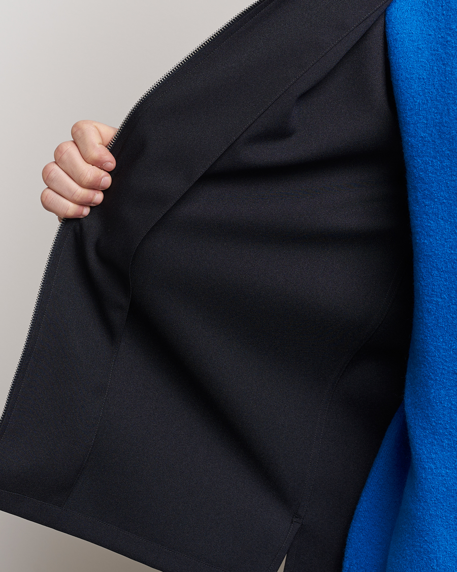 Herre | Skjorter | Jil Sander | Full Zip Overshirt Midnight