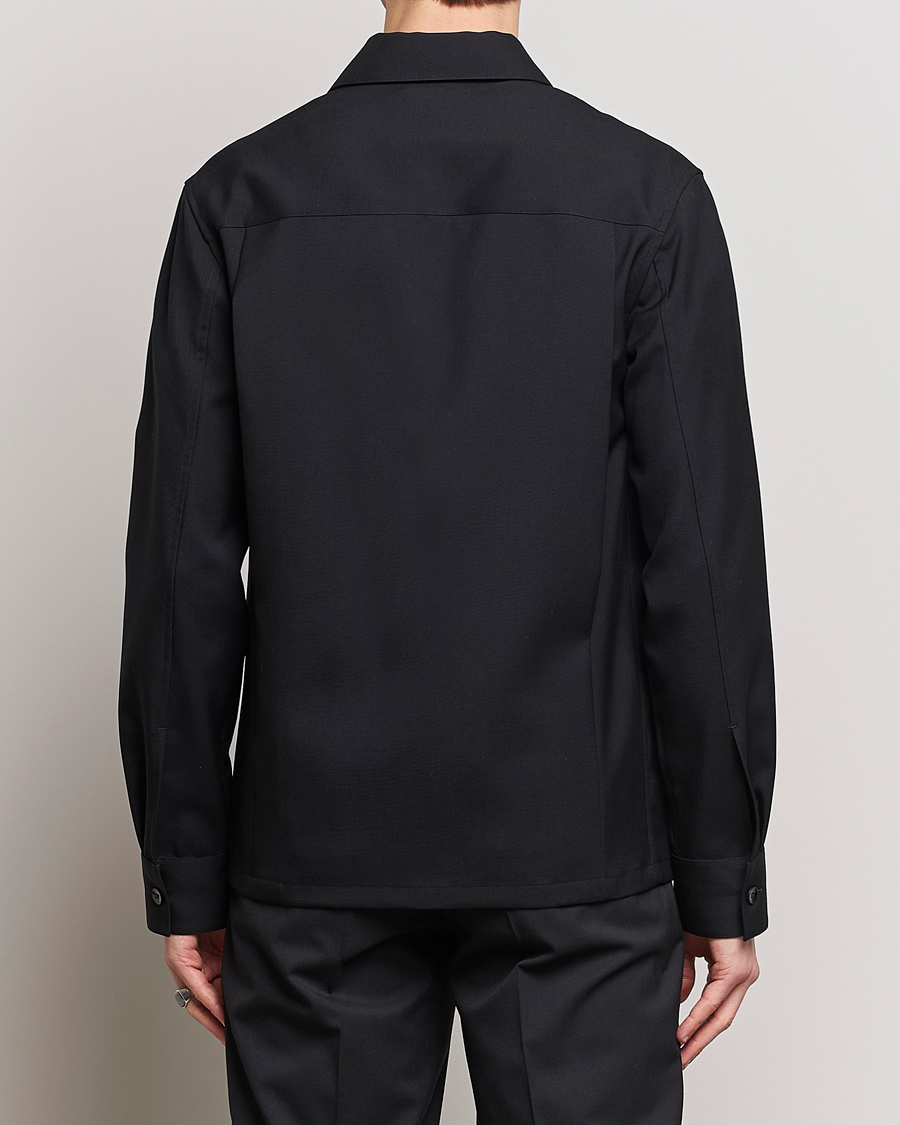 Herre | Skjorter | Jil Sander | Double Pocket Overshirt Black