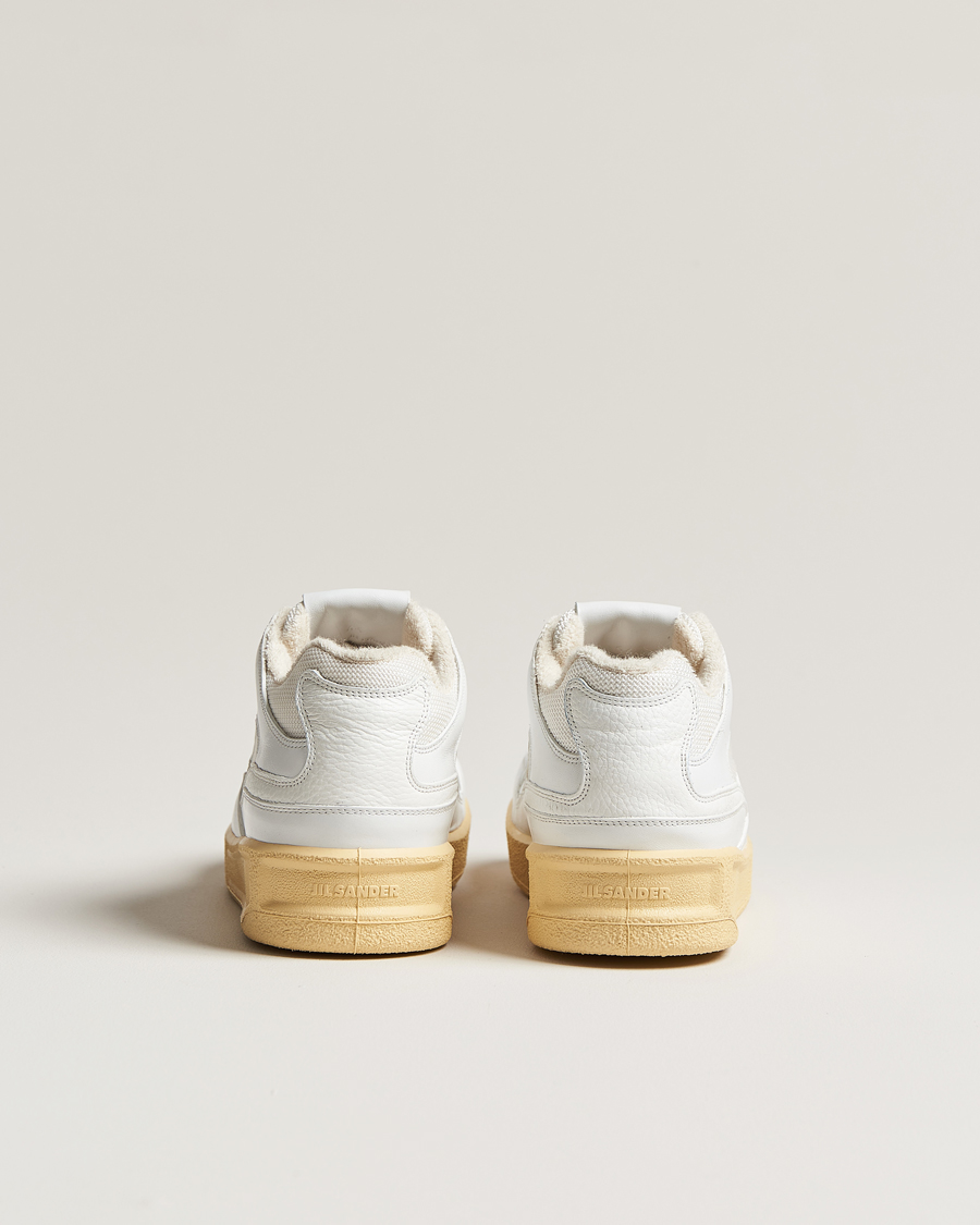 Herre | Jil Sander Low Basket Sneakers White | Jil Sander | Low Basket Sneakers White
