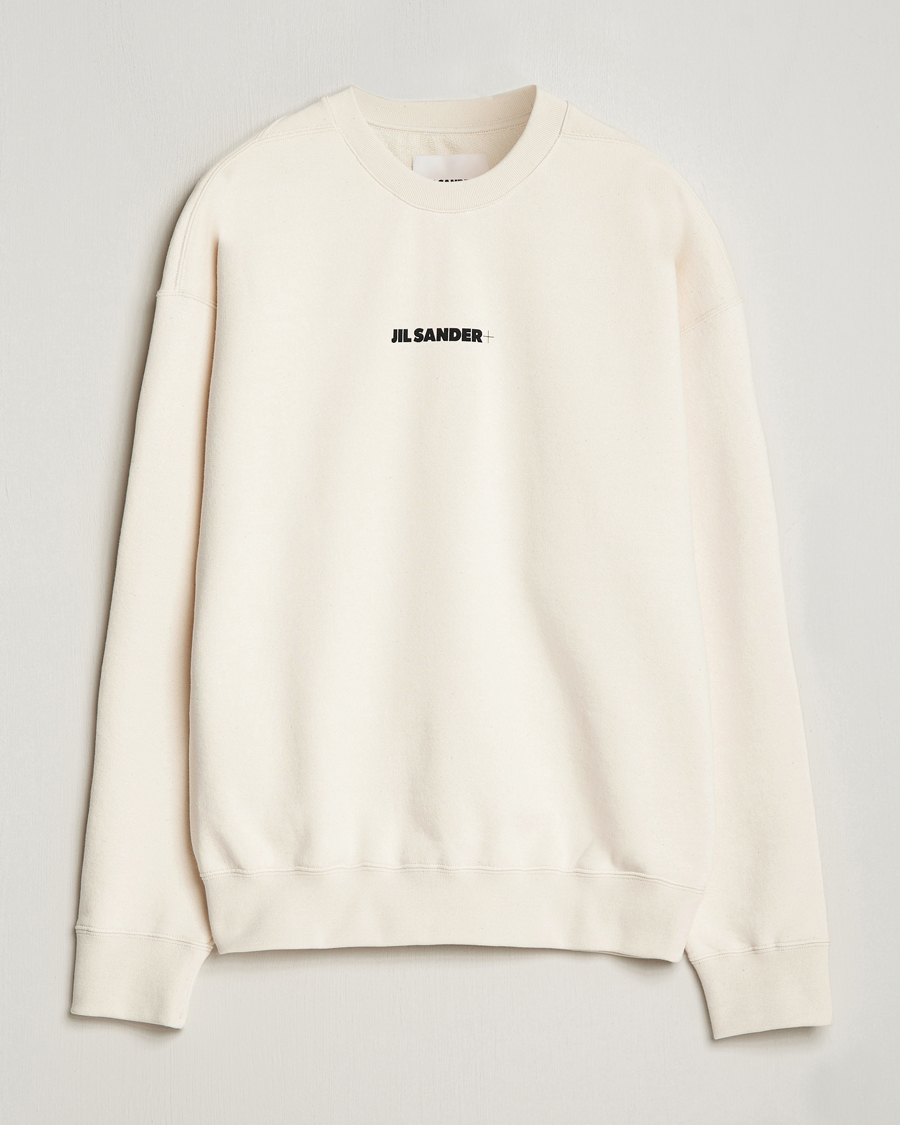 Herre |  | Jil Sander | Small Logo Sweatshirt Dune