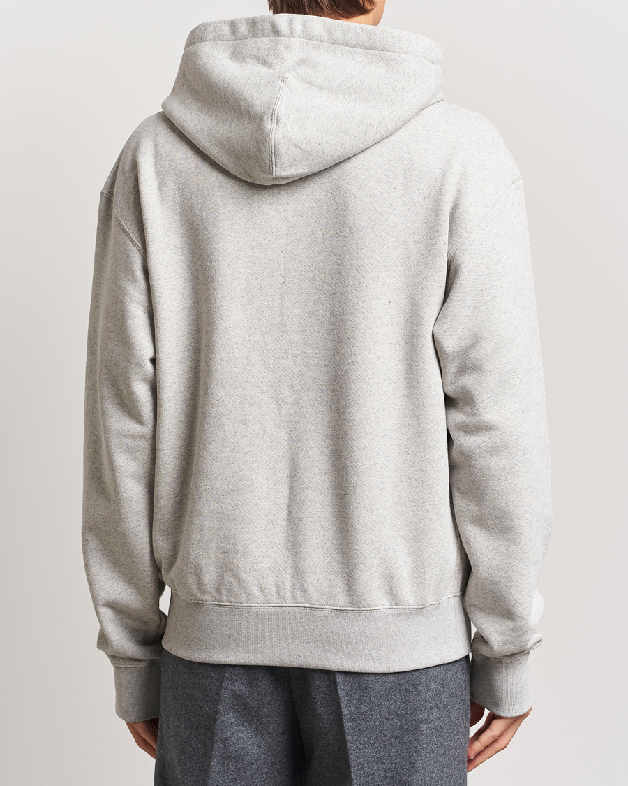 Herre | Trøjer | Jil Sander | Small Logo Cotton Hoodie Light Grey