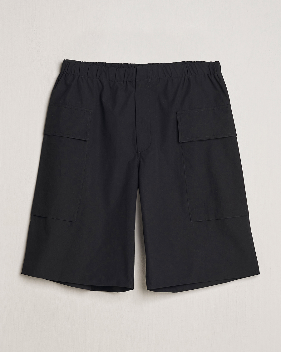 Herre | Shorts | Jil Sander | Relaxed Fit Drawstring Shorts Black