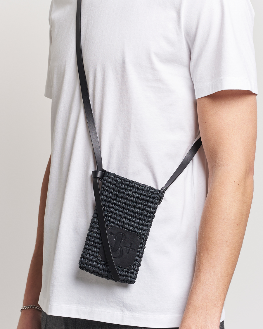 Herre |  | Jil Sander | Crochet Phone Pocket Black