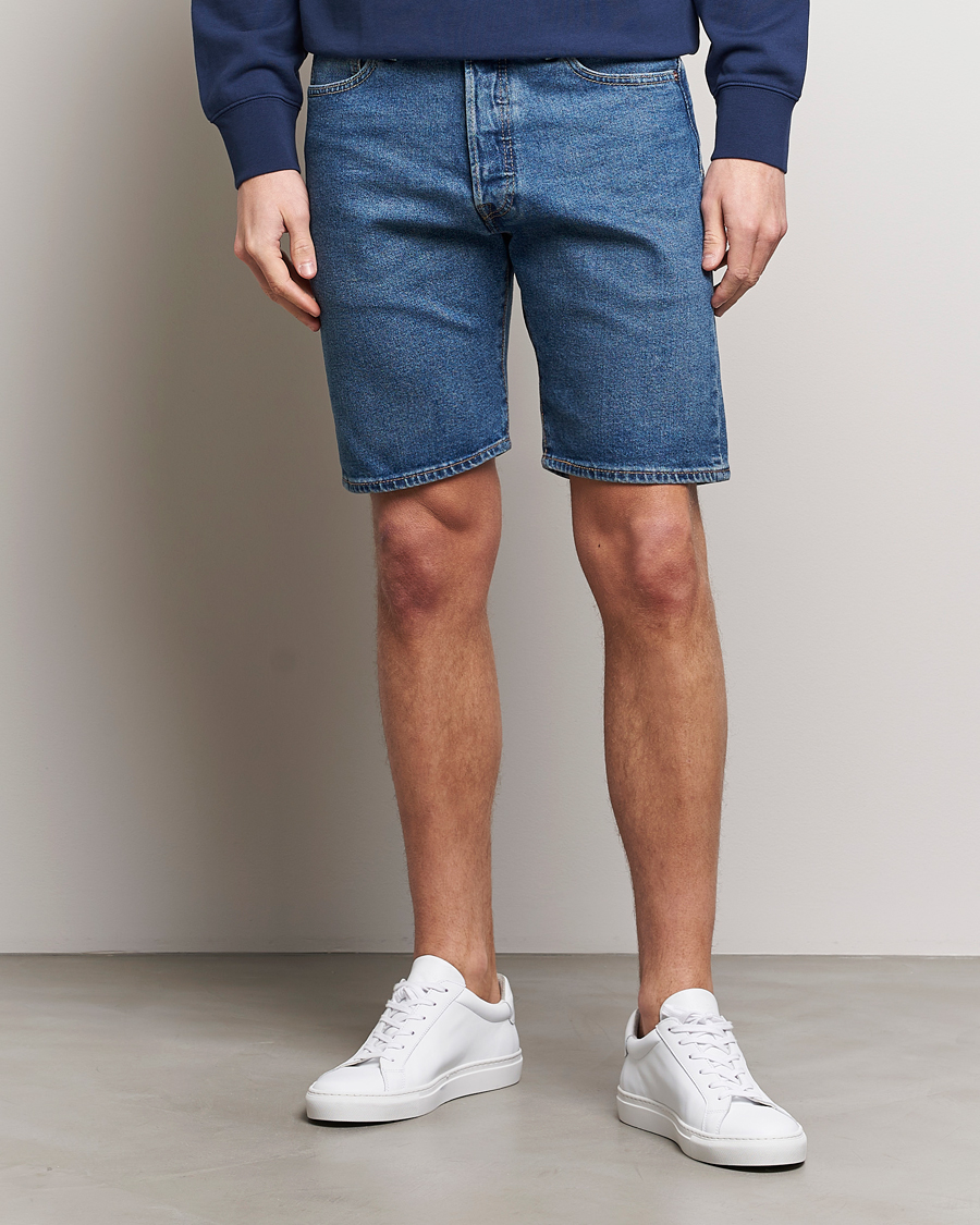 Herre | Denimshorts | Levi's | 501 Original Denim Shorts 9am On Battery