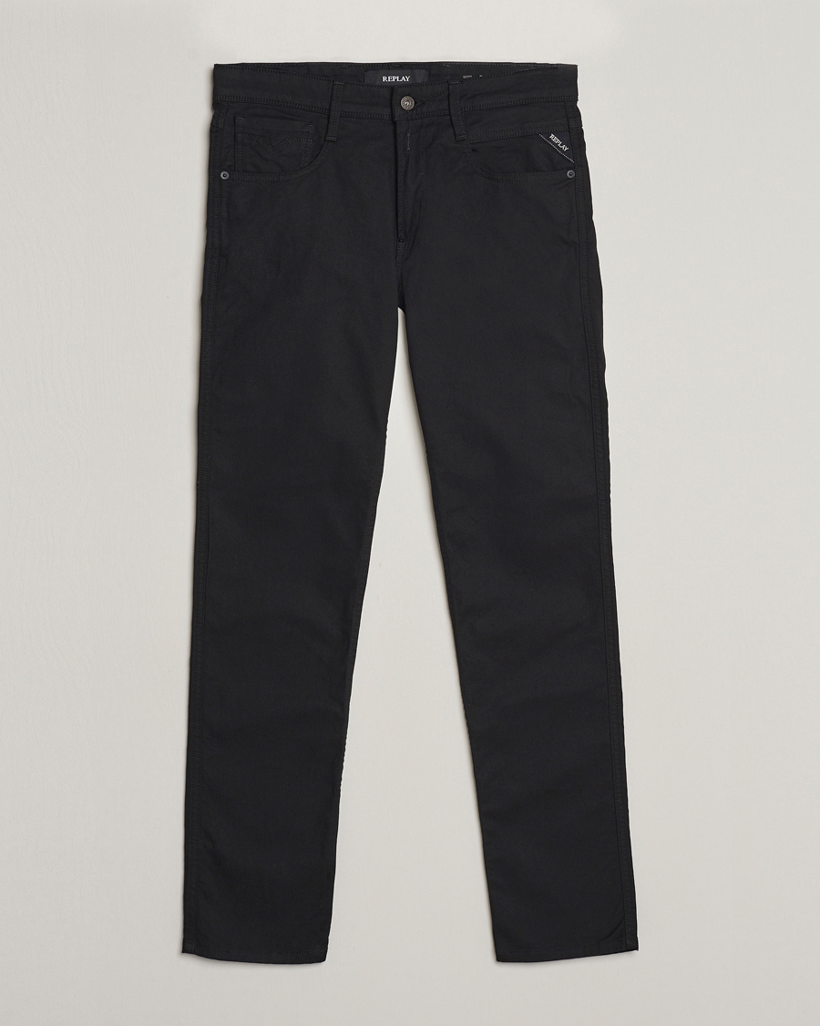 Herre | Jeans | Replay | Anbass Powerstretch Jeans Black