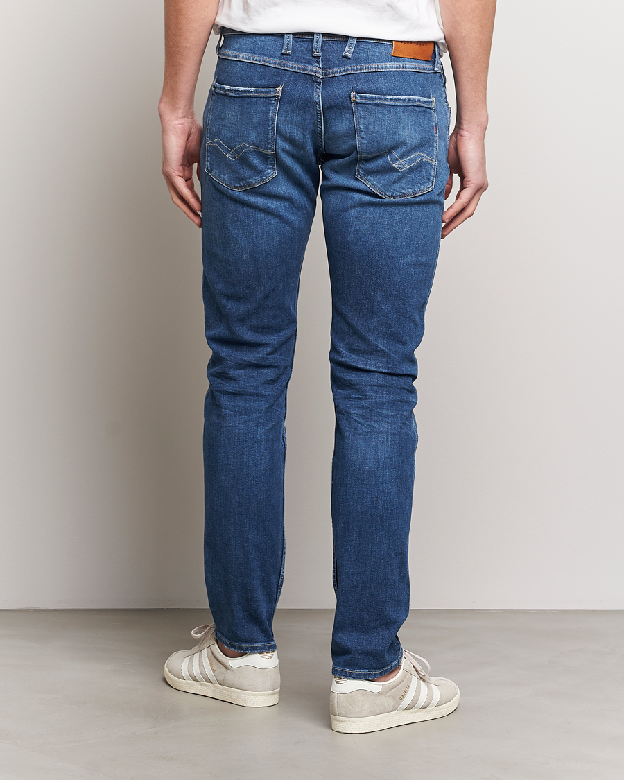 Herre | Jeans | Replay | Anbass Stretch Jeans Dark Blue