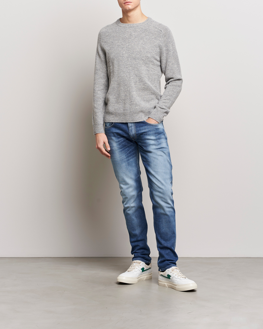 Herre | Jeans | Replay | Anbass Stretch Jeans Medium Blue