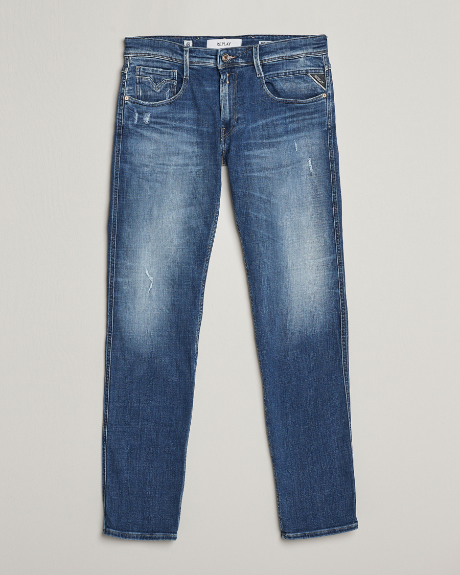 Herre | Jeans | Replay | Anbass 5 Year Stretch Jeans Medium Blue
