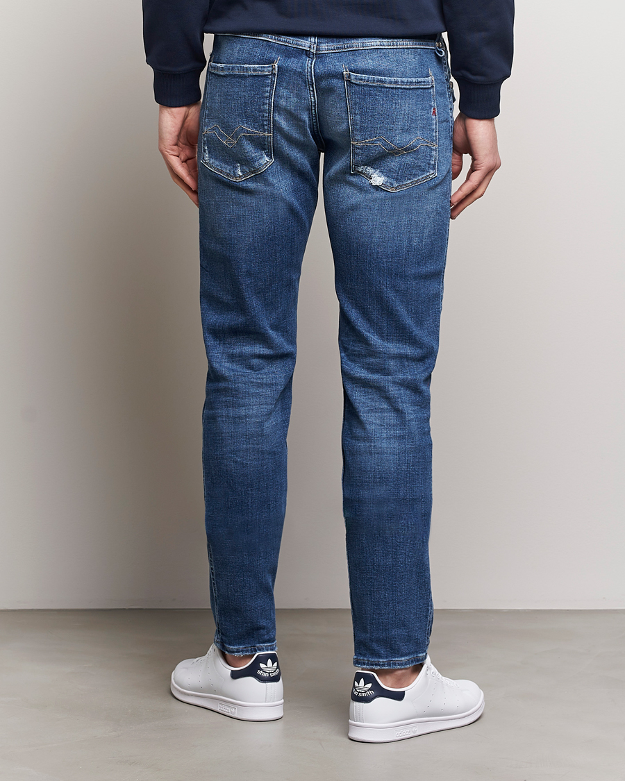 Herre | Jeans | Replay | Anbass 5 Year Stretch Jeans Medium Blue