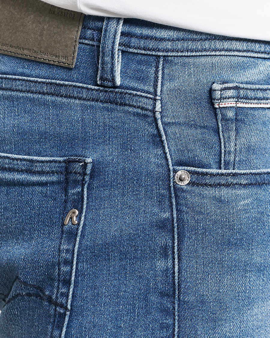 Herre | Jeans | Replay | Grover Straight Fit Powerstretch Jeans Medium Blue