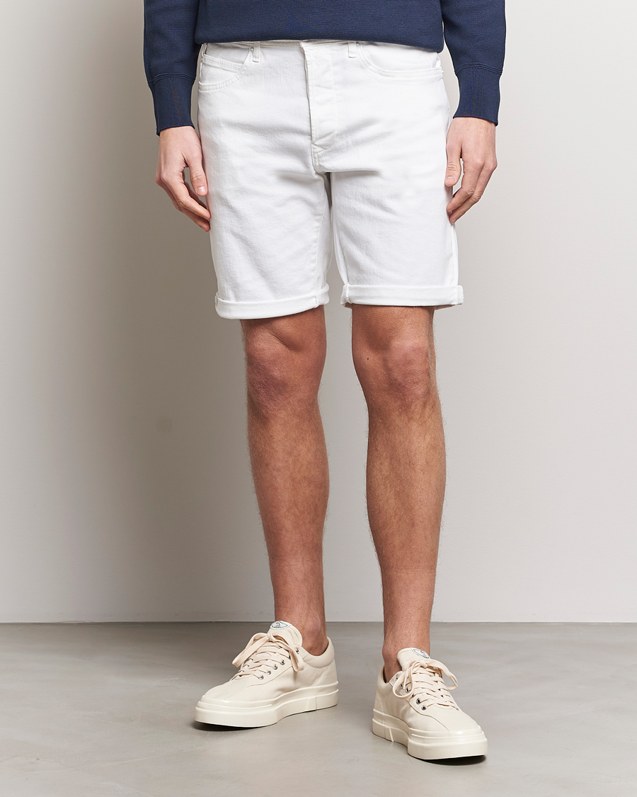 Herre | Stilsegment Casual Classics | Replay | RBJ901 Super Stretch Denim Shorts White
