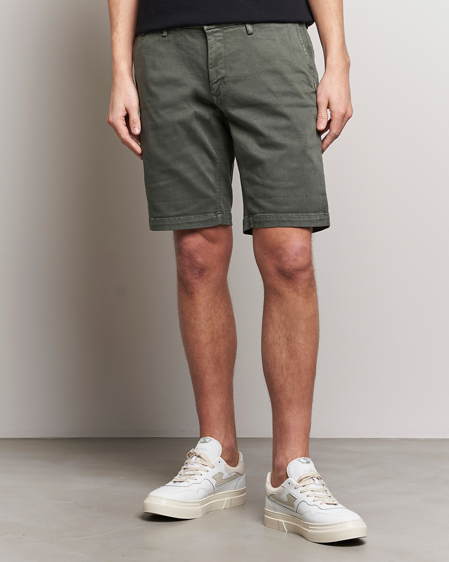 Herre | Chino shorts | Replay | Benni Hyperflex Shorts Dark Green