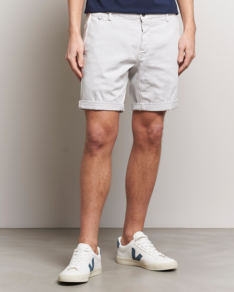 Herre | Chino shorts | Replay | Benni Hyperflex Shorts Pearl Grey