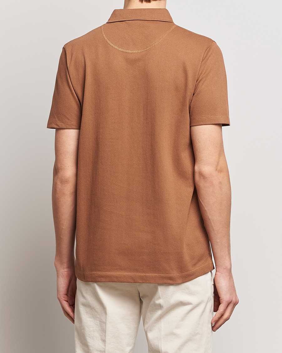 Herre | Polotrøjer | Sunspel | Riviera Polo Shirt Dark Camel
