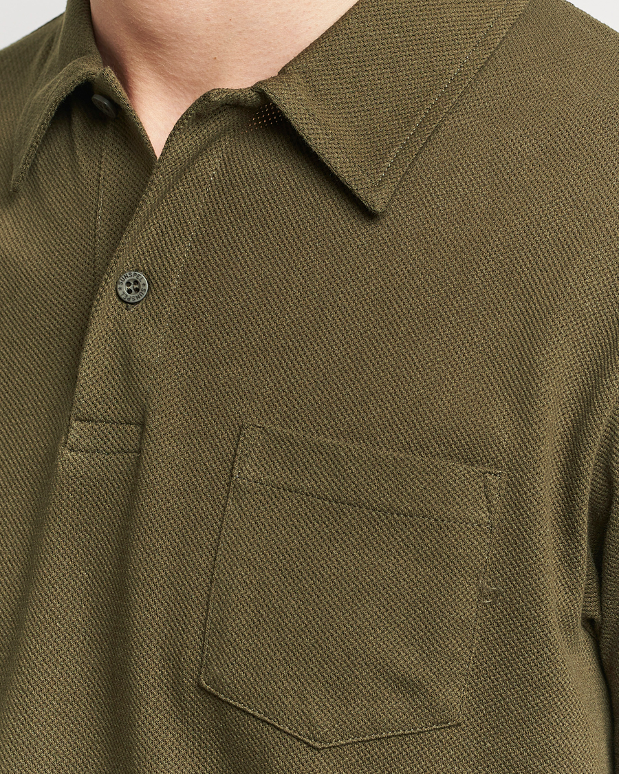 Herre | Polotrøjer | Sunspel | Riviera Polo Shirt Dark Olive